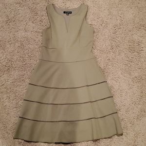 Sharagano | Tiered Olive Dress